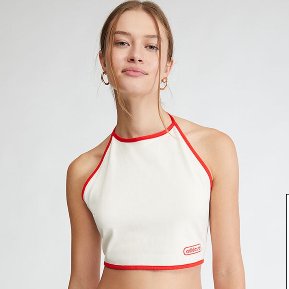 adidas Retro Tie Halter Top